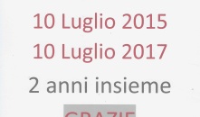 2 ANNI INSIEME - GRAZIE